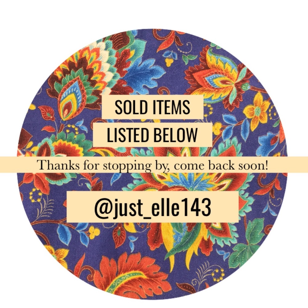 ✨💕 Sold items listed below! 💕✨